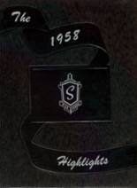 Sledge High School 1958 yearbook cover photo