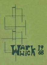 Warwick High School 1968 yearbook cover photo