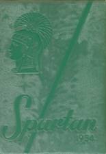 Spearfish High School 1954 yearbook cover photo