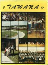 Trenton High School 1981 yearbook cover photo