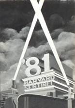 Harvard School 1981 yearbook cover photo