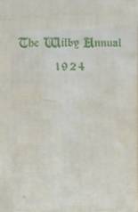 Wilby High School 1924 yearbook cover photo