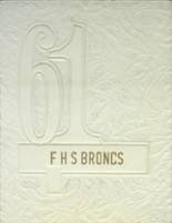 1961 Frenchtown High School Yearbook from Frenchtown, Montana cover image