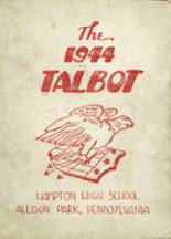 Hampton High School 1944 yearbook cover photo