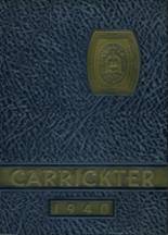 Carrick High School 1940 yearbook cover photo