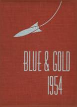 Columbian High School 1954 yearbook cover photo