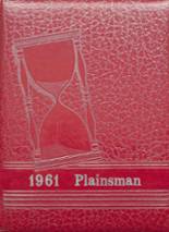Plains High School 1961 yearbook cover photo