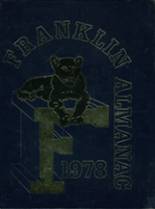 1978 Franklin High School Yearbook from Los angeles, California cover image