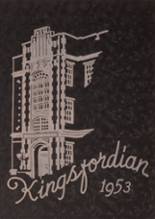 Kingsford High School 1953 yearbook cover photo