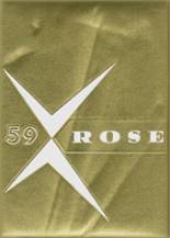 1959 Wild Rose High School Yearbook from Wild rose, Wisconsin cover image