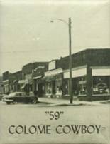 1959 Colome High School Yearbook from Colome, South Dakota cover image