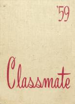 New London High School 1959 yearbook cover photo