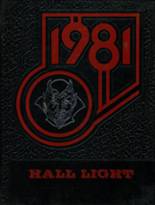 Hall High & Vocational School 1981 yearbook cover photo