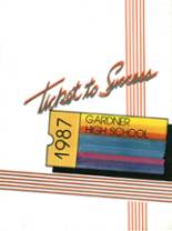 1987 Gardner High School Yearbook from Gardner, Massachusetts cover image