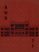 Aliquippa High School 1971 yearbook cover photo