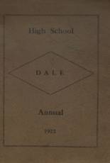 Dimondale High School 1922 yearbook cover photo