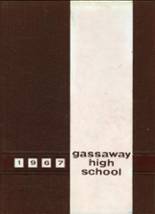 Gassaway High School 1967 yearbook cover photo