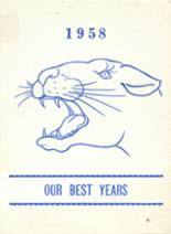 Cross Plains School 1958 yearbook cover photo