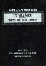 St. Anthony Village High School 1977 yearbook cover photo