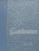 Central High School 1953 yearbook cover photo