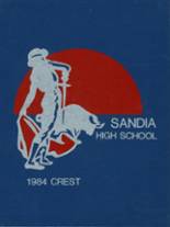 Sandia High School 1984 yearbook cover photo