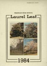 Franklin High School 1984 yearbook cover photo