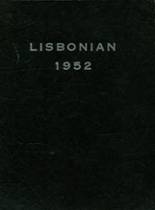 Lisbon High School 1952 yearbook cover photo