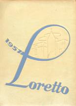 Loretto High School 1957 yearbook cover photo