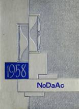 Notre Dame Academy 1958 yearbook cover photo