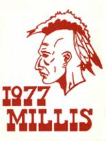 Millis High School 1977 yearbook cover photo