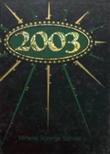 2003 Mineral Springs High School Yearbook from Mineral springs, Arkansas cover image