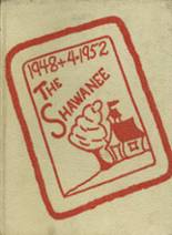 Shawano High School 1952 yearbook cover photo