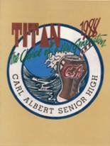 Carl Albert High School 1988 yearbook cover photo