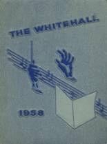 Whitehall High School 1958 yearbook cover photo