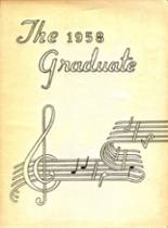 Bangor High School 1958 yearbook cover photo