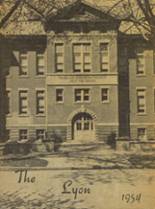 Salem High School 1954 yearbook cover photo