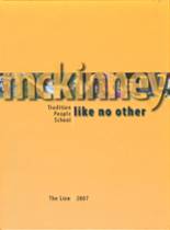 McKinney High School 2007 yearbook cover photo