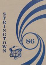 Stringtown High School 1986 yearbook cover photo