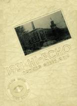 Bowling Green High School 1951 yearbook cover photo