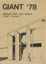 1978 Highland Park High School Yearbook from Highland park, Illinois cover image