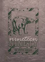 North High School 1990 yearbook cover photo