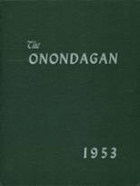 Onondaga High School 1953 yearbook cover photo