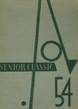 Tilden High School 415 1954 yearbook cover photo
