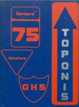 Gooding High School 1975 yearbook cover photo