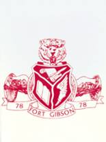 Ft. Gibson High School 1978 yearbook cover photo