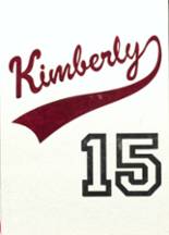 Kimberly High School 2015 yearbook cover photo