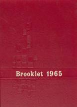 Brookville High School 1965 yearbook cover photo