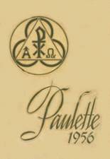 St. Paul School 1956 yearbook cover photo