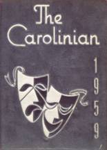 Carolina High School 1959 yearbook cover photo