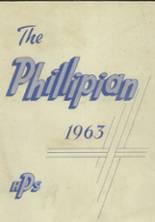 Phillips High School 1963 yearbook cover photo